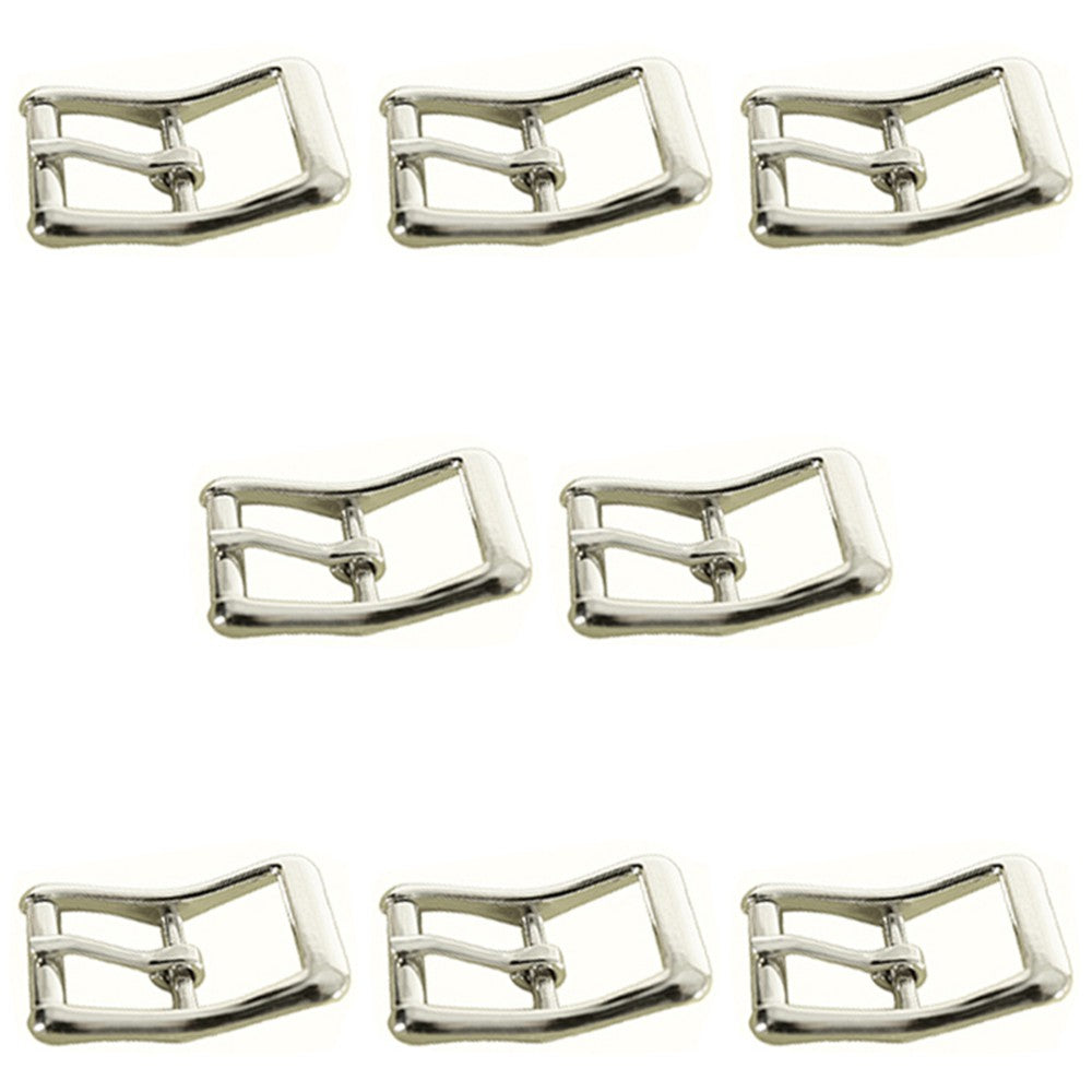 Hilason 5/8 In Die Cast Center Bar Roller Nickel Plated Buckle