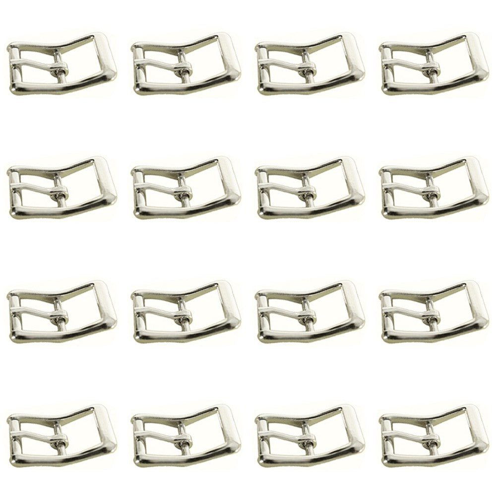 Hilason 5/8 In Die Cast Center Bar Roller Nickel Plated Buckle