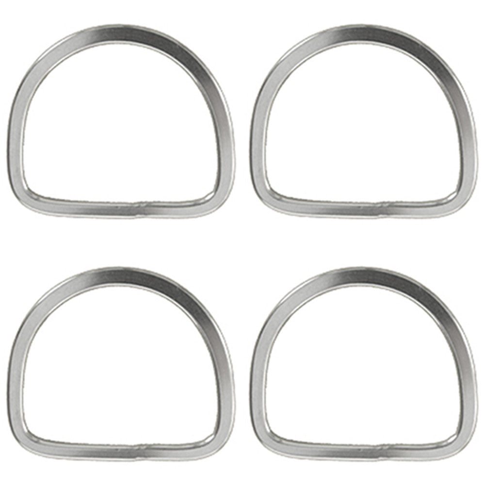 Hilason 3 In Horse Saddle Stainless Steel Stamp Rigging Dee