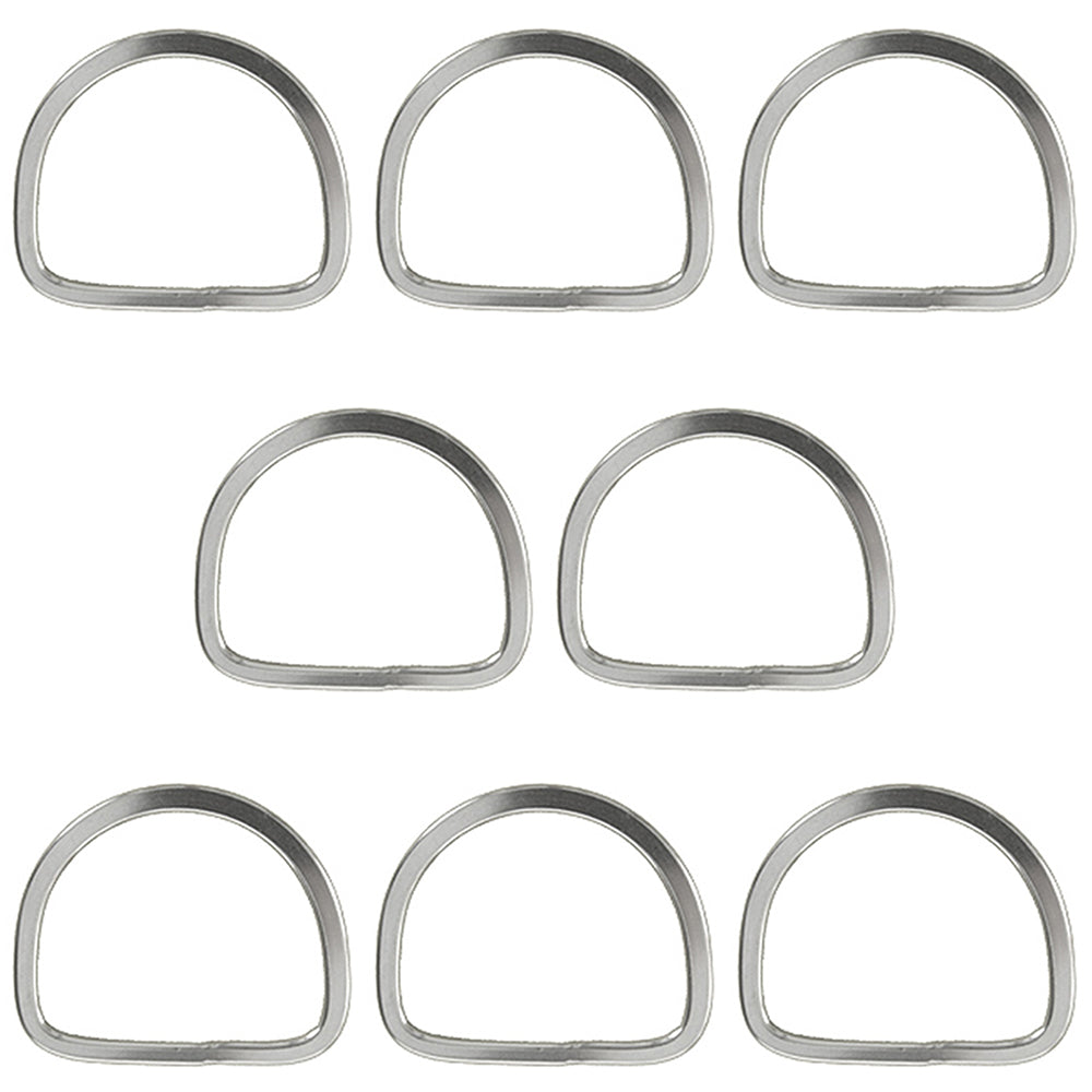 Hilason 3 1/2 In Horse Saddle Stainless Steel Stamp Rigging Dee