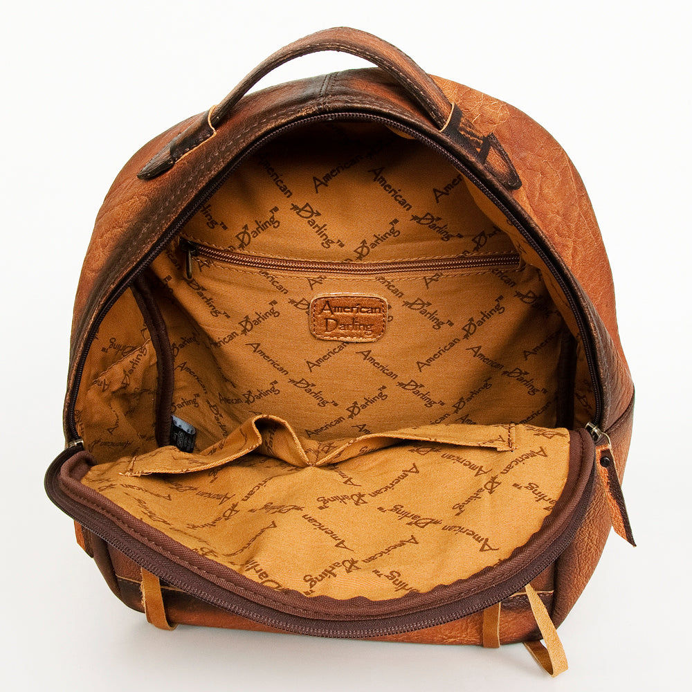 american west leather backpack Darling Western Bag with Hair-On Cowhide, Braided Accents, Tassels, Full-Grain Leather & Spacious Interior The American West womens large classic western backpack features a drawstring closure with a flap American Darling Genuine Western Leather