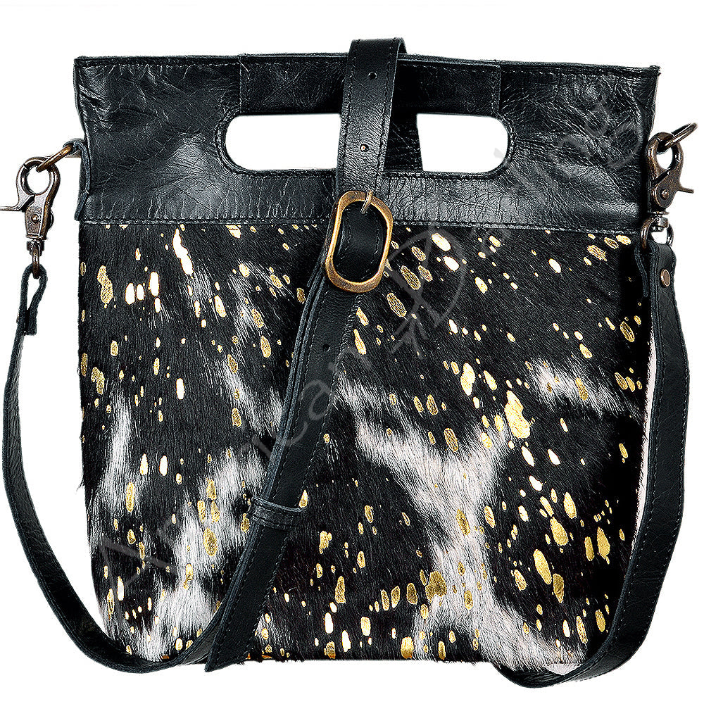 ADBGS177ACGO American Darling Hair On Genuine Leather Women Bag Western Handbag Purse