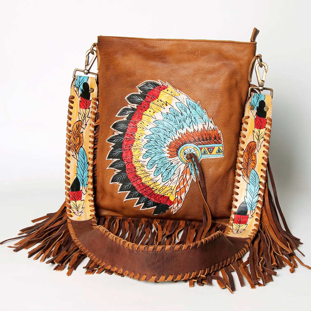 ADBGM236A American Darling Hand Tooled Genuine Leather Women Bag Western Handbag Purse