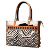 OHLAY KB502 TOTE Upcycled Wool Canvas Hair-on Genuine Leather women bag western handbag purse