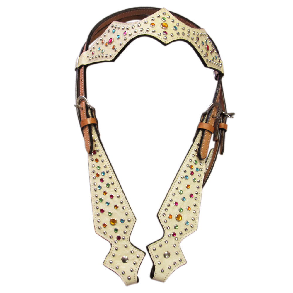 Western Horse Headstall Bridle American Leather Hilason