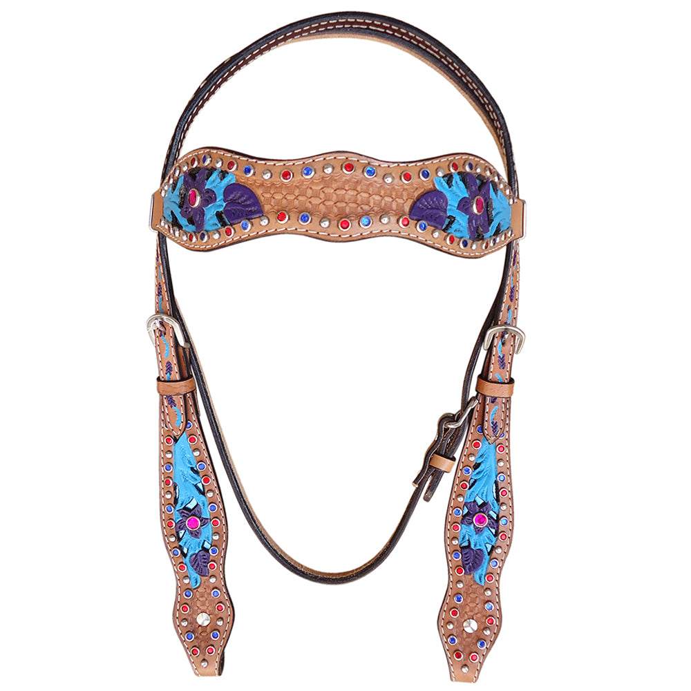 HILASON Western Horse Headstall Bridle American Leather