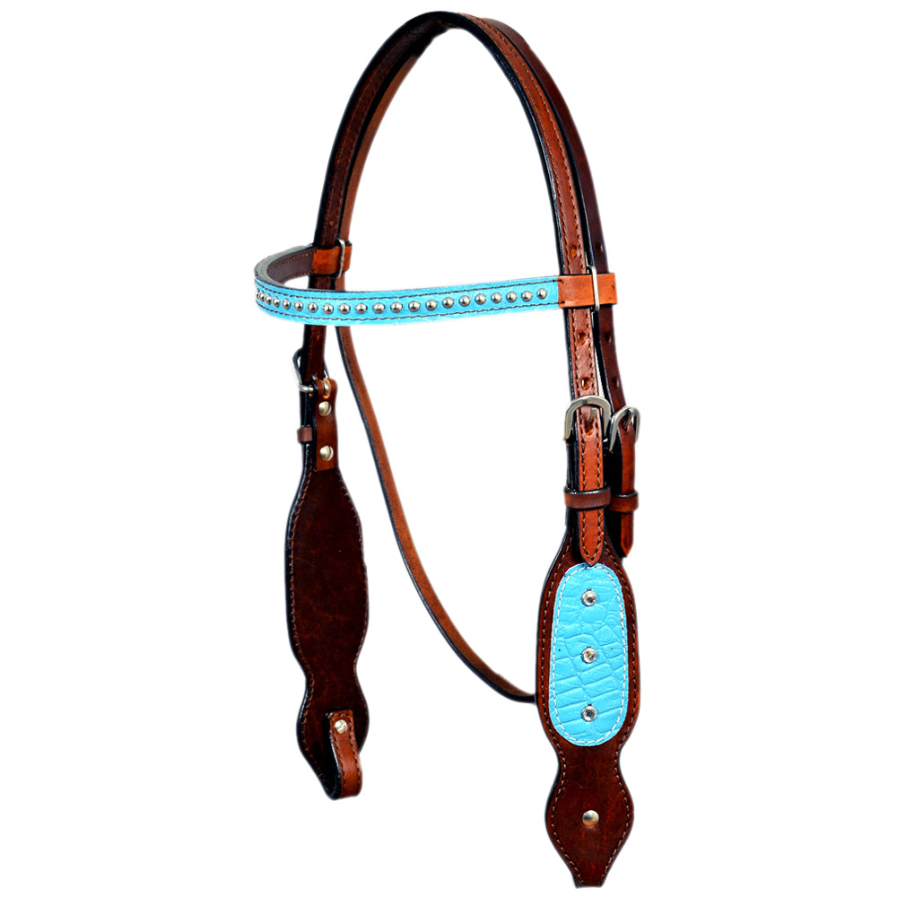 HILASON Western Horse One Ear Headstall Tack Bridle American Leather | for Horses Headstalls