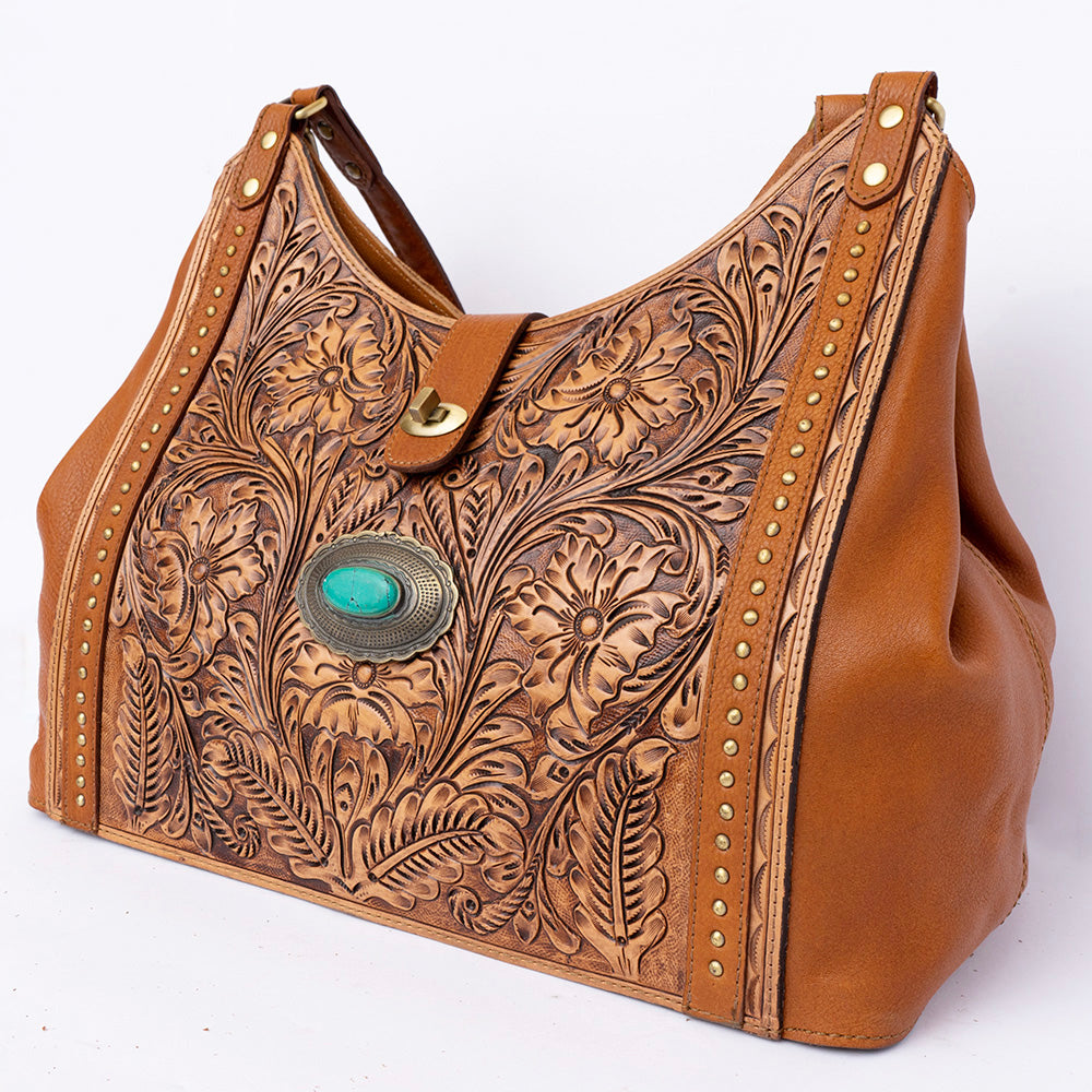 American Darling Tote Hand Tooled Genuine Leather Western Women Bag | Handbag Purse for Cute