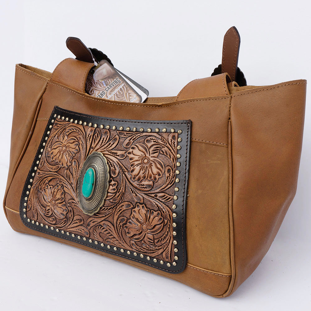 American Darling Tote Hand Tooled Genuine Leather Western Women Bag | Handbag Purse for Cute