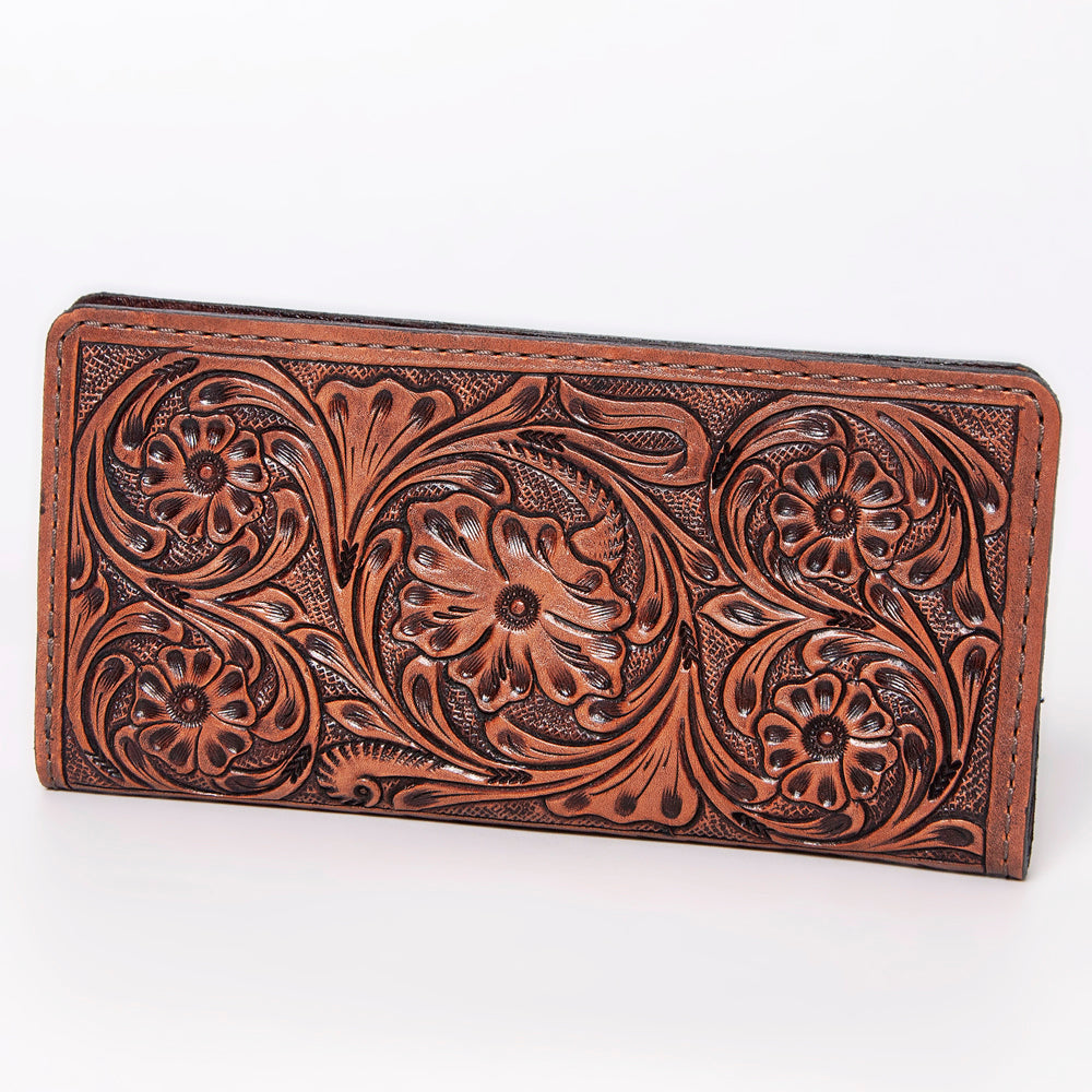 American Darling Wallet Hand Tooled Genuine Leather Western Women Bag | Handbag Purse Wristlet