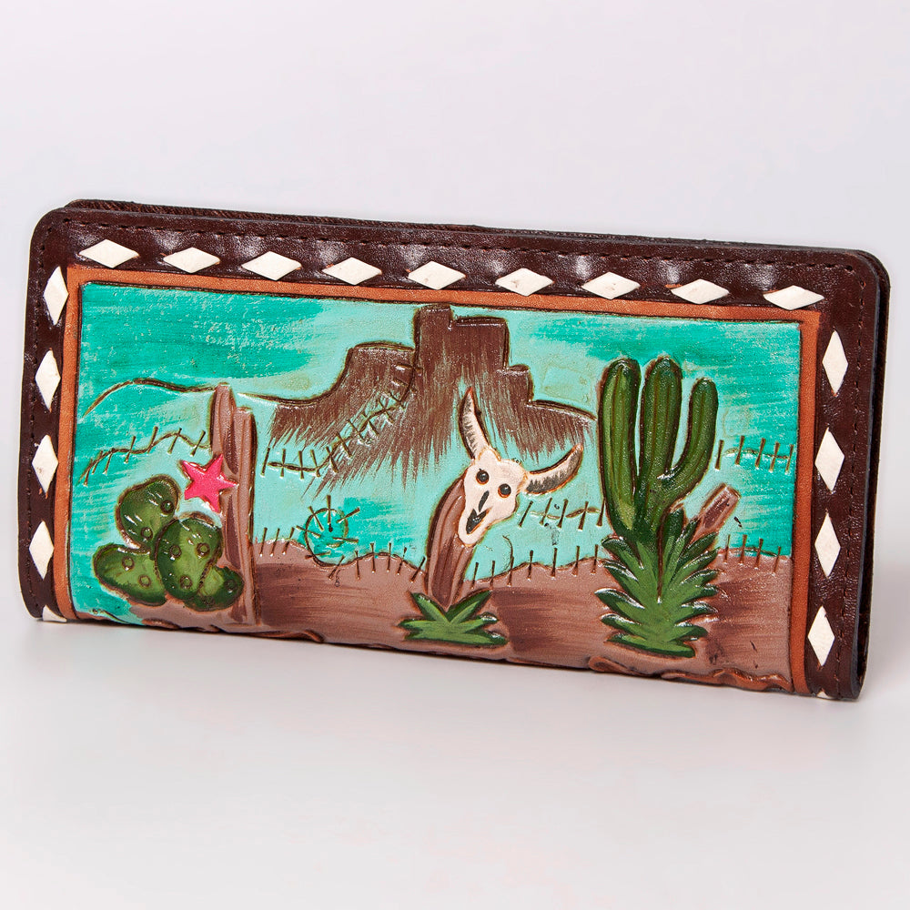 American Darling Wallet Hand Tooled Genuine Leather Western Women Bag | Handbag Purse Wristlet