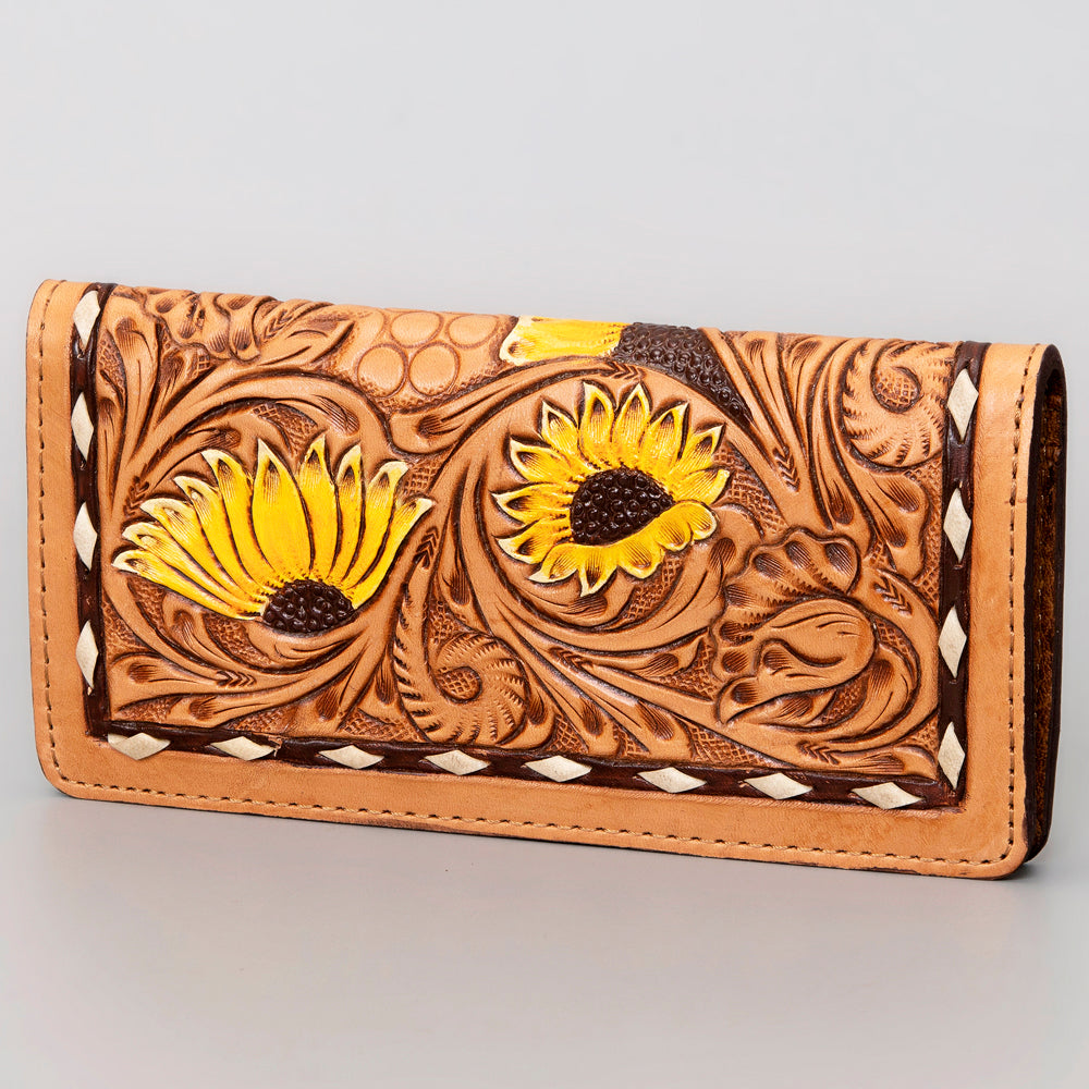 American Darling Wallet Hand Tooled Genuine Leather Western Women Bag | Handbag Purse Wristlet