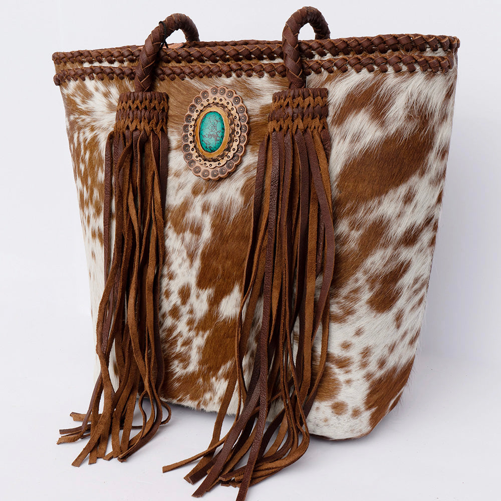 American Darling Tote Hair on Genuine Leather Western Women Bag | Handbag Purse for Cute