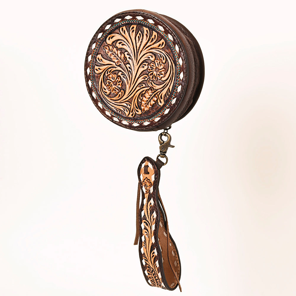 American Darling Canteen Hand Tooled Genuine Leather Women Bag Western Handbag Purse | for Cute