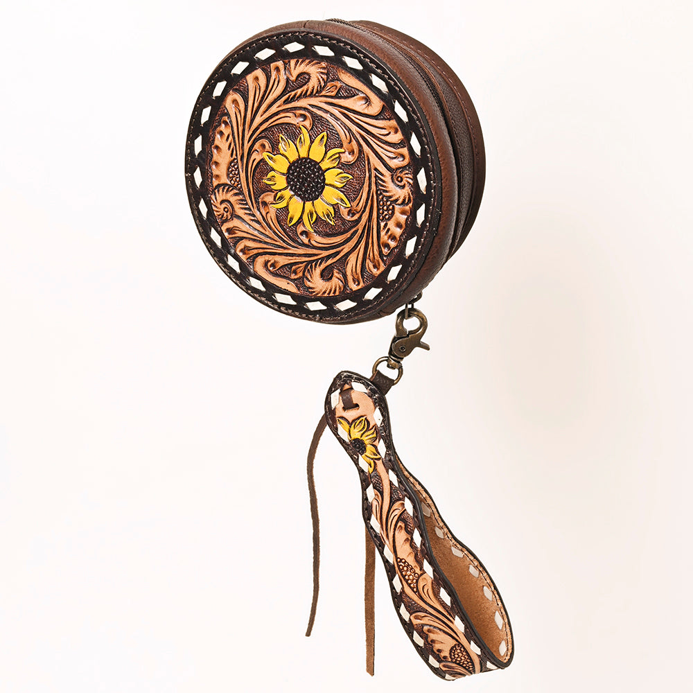 American Darling Canteen Hand Tooled Genuine Leather Women Bag Western Handbag Purse | for Cute