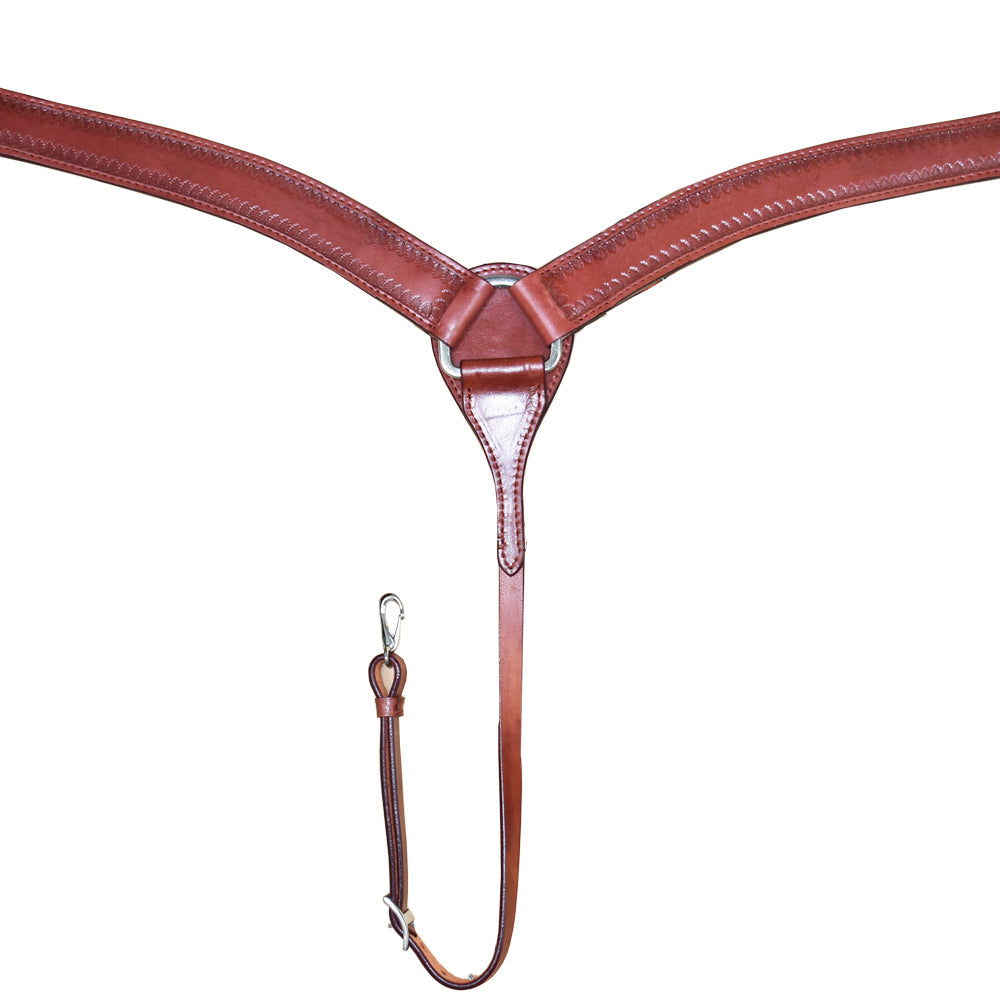 Hilason Western Horse Breast Collar Border Design American Leather