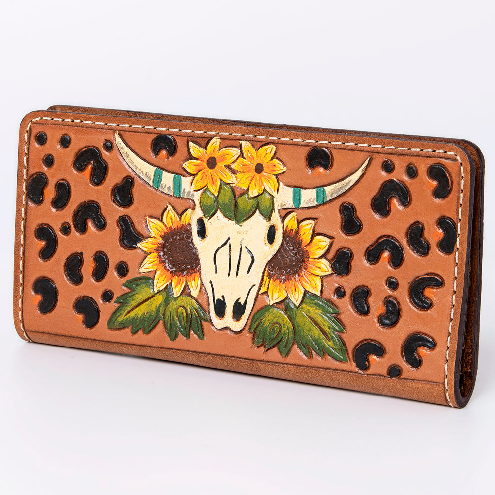 American Darling Wallet Hand Tooled Genuine Leather Western Women Bag | Handbag Purse Wristlet