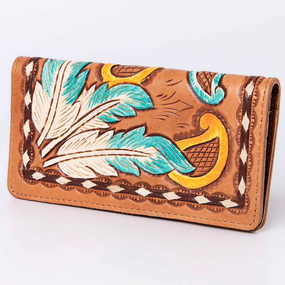 American Darling Wallet Hand Tooled Genuine Leather Western Women Bag | Handbag Purse Wristlet
