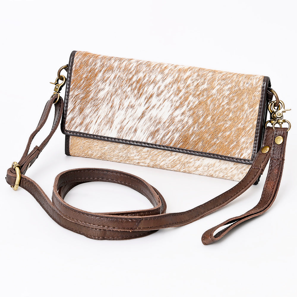 American Darling Wallet Hair on Genuine Leather Western Women Bag | Handbag Purse Wristlet Travel Clutch