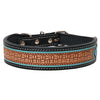 HIlason Genuine Leather Dog Collar Hand Tooled