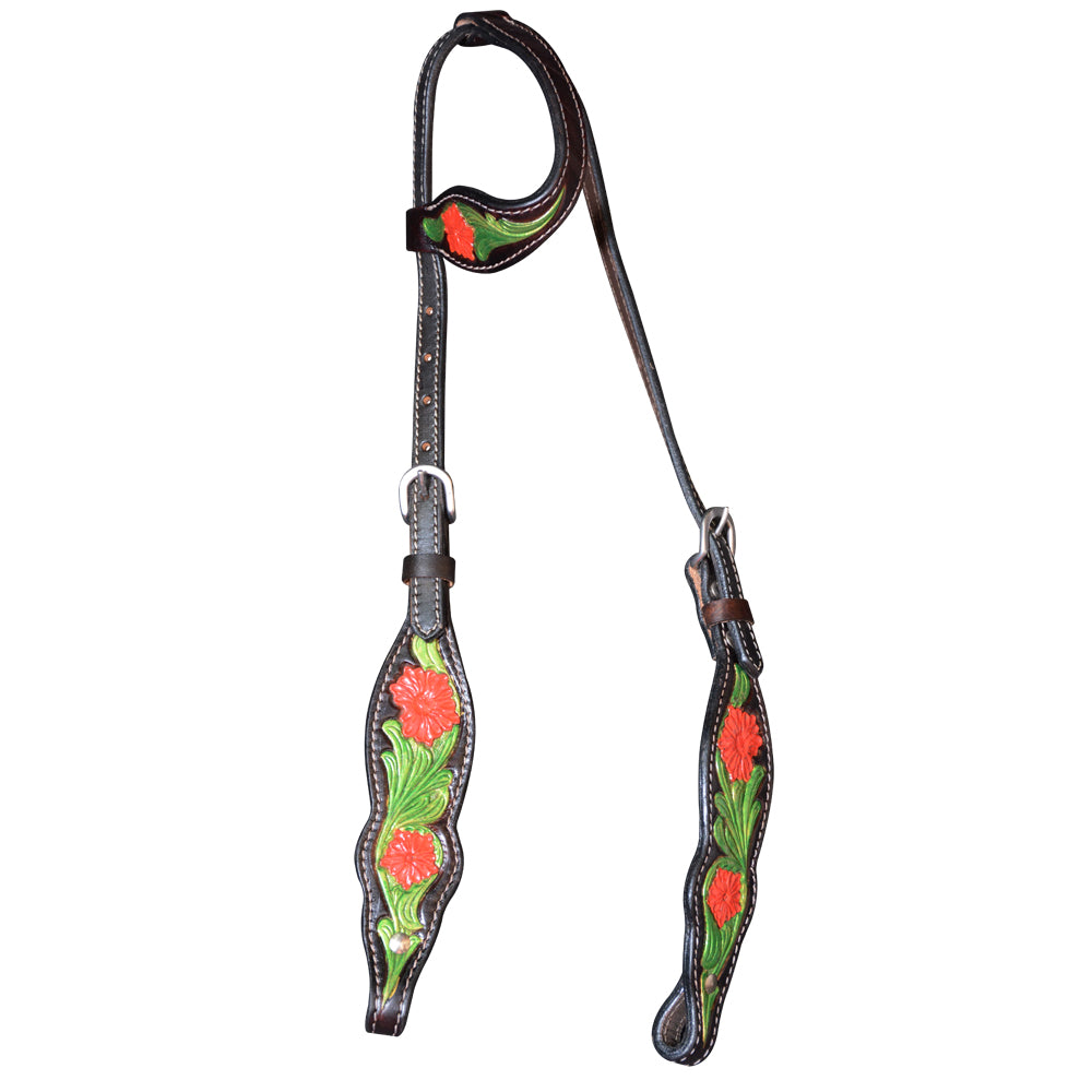 COMFYTACK Western Horse Headstall Breast Collar Tack Genuine American Leather