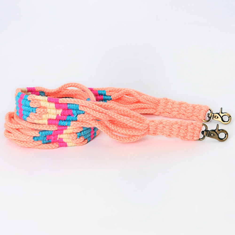 American Darling Hand Braided Wool Strand Crossbody Handle Strap for Bags Phone Wallet Purse Clutch Cellphone Holder