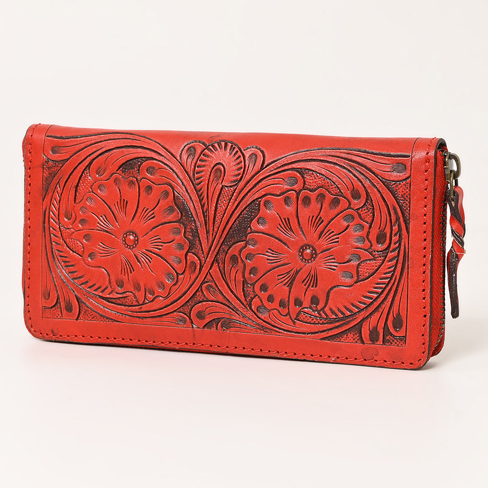 American Darling Clutch Hand Tooled Genuine Leather Western Women Bag Handbag Purse | Purses