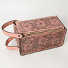 American Darling Toiletry Hand Tooled Genuine Leather Western Women Bag | Handbag Purse