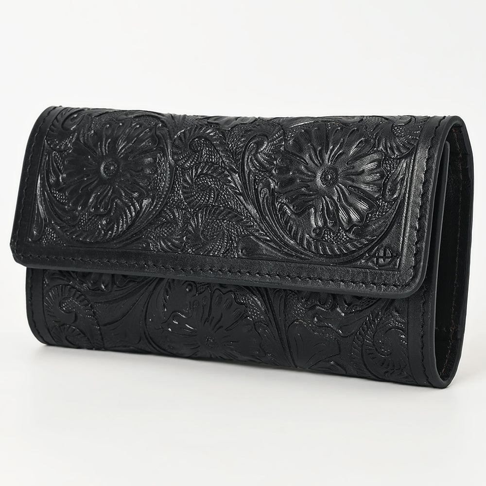 American Darling Wallet Hand Tooled Genuine Leather Western Women Bag | Wristlet Travel