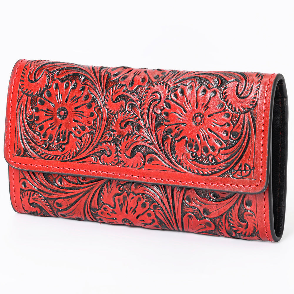 American Darling Wallet Hand Tooled Genuine Leather Western Women Bag | Wristlet Travel
