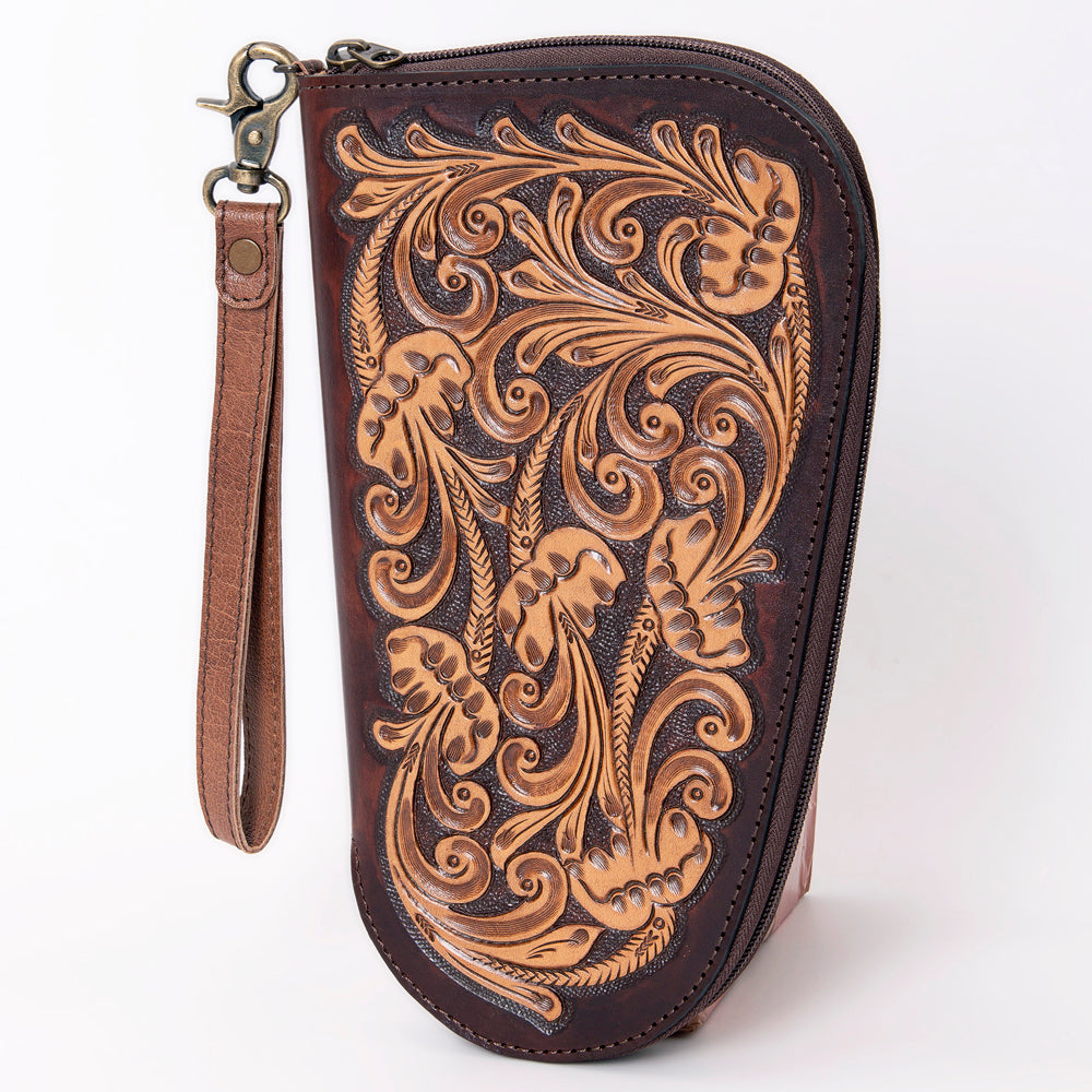 American Darling Gun Case Hand Tooled Genuine Leather Western Cases | Women Shotgun for Handguns