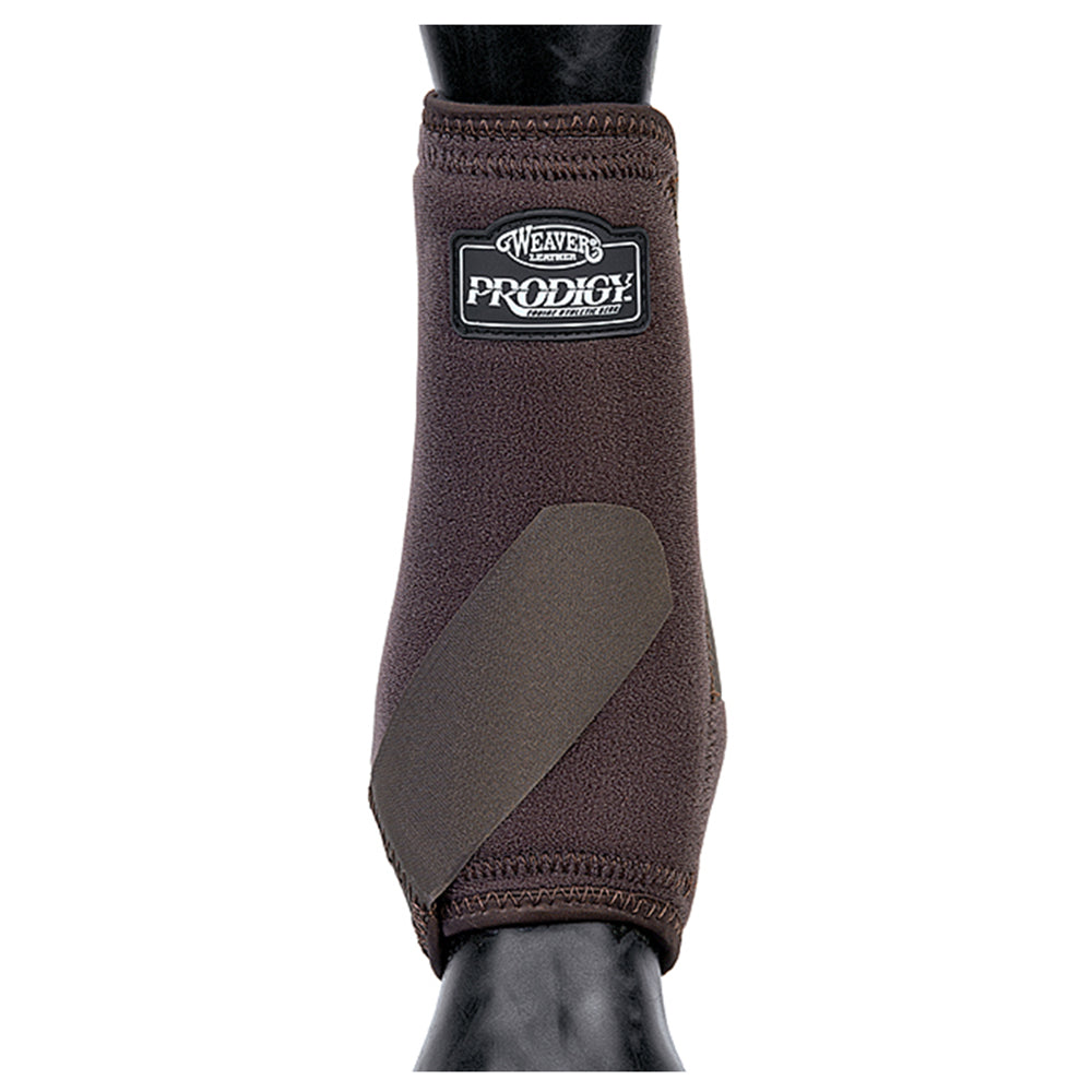 Small Weaver Prodigy Neoprene Horse Front Protective Boots Chocolate