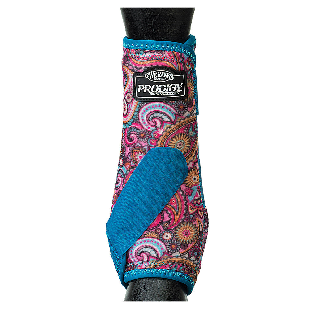 Large Prodigy Horse Athletic Sports Boots Front By Weaver Paisley