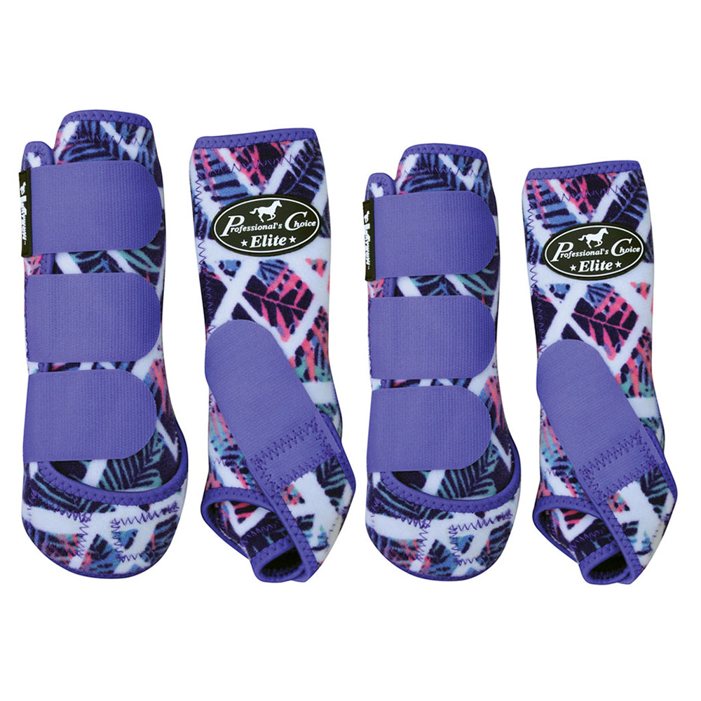 Lrg Professional'S Choice Western Horse Vetech Elite 4 Pack Sport Boots