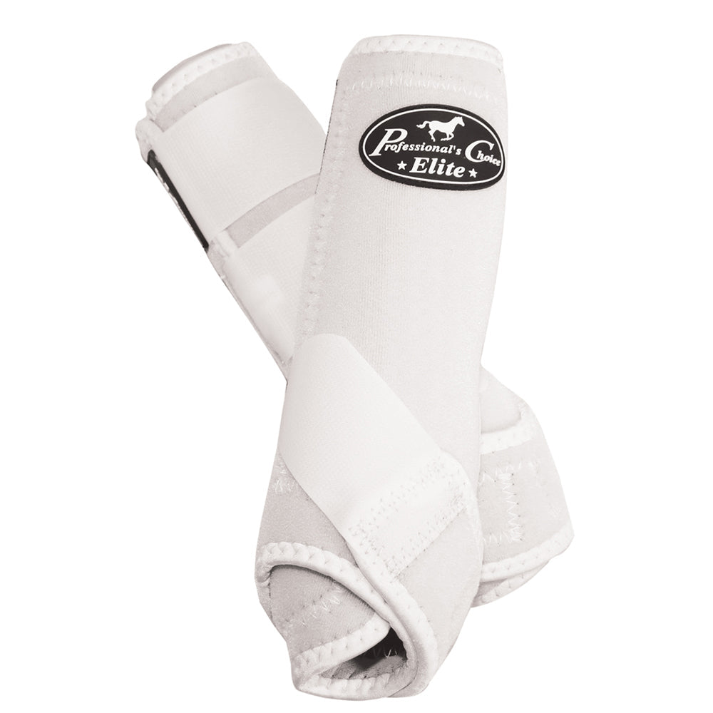 Med Professional'S Choice Western Horse Ven Tech Elite Front Sport Boots White