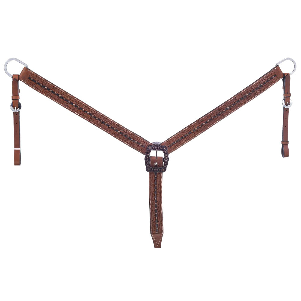 Tough 1 Cooper Belt Buckle Bling Horse Breastcollar Medium Oil