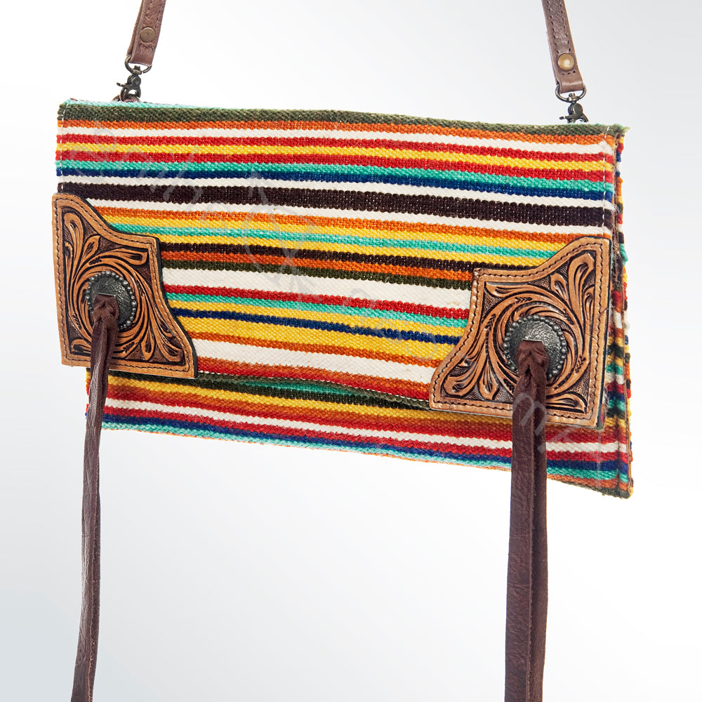 American Darling Cross Body Saddle Blanket Genuine Leather Western Women Bag Handbag Purse