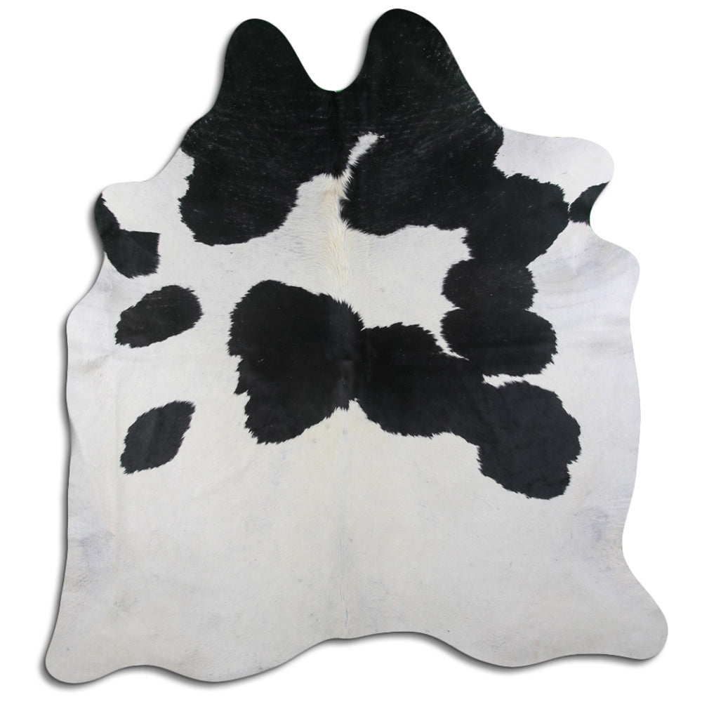 8' X 7' Hair On Leather Cowhide From Brazil Skin Rug Carpet Hilason