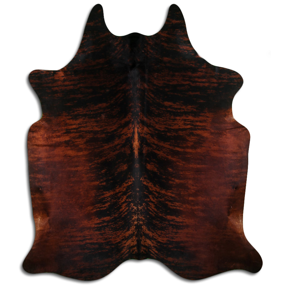 8' X 7' Hair On Leather Cowhide From Brazil Skin Rug Carpet Hilason