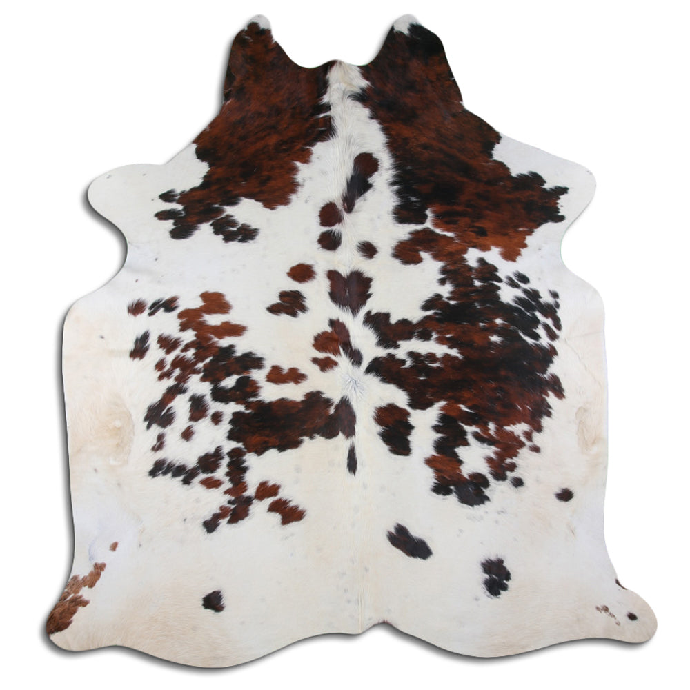 8' X 7' Hair On Leather Cowhide From Brazil Skin Rug Carpet Hilason