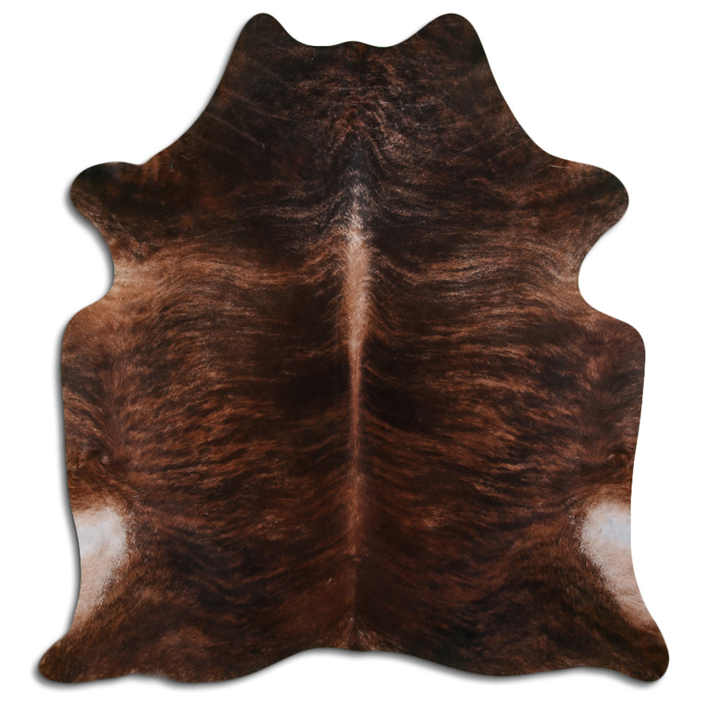7.5 Ft X 6.5 Hair On Leather Cowhide From Brazil Skin Rug Carpet Hilason