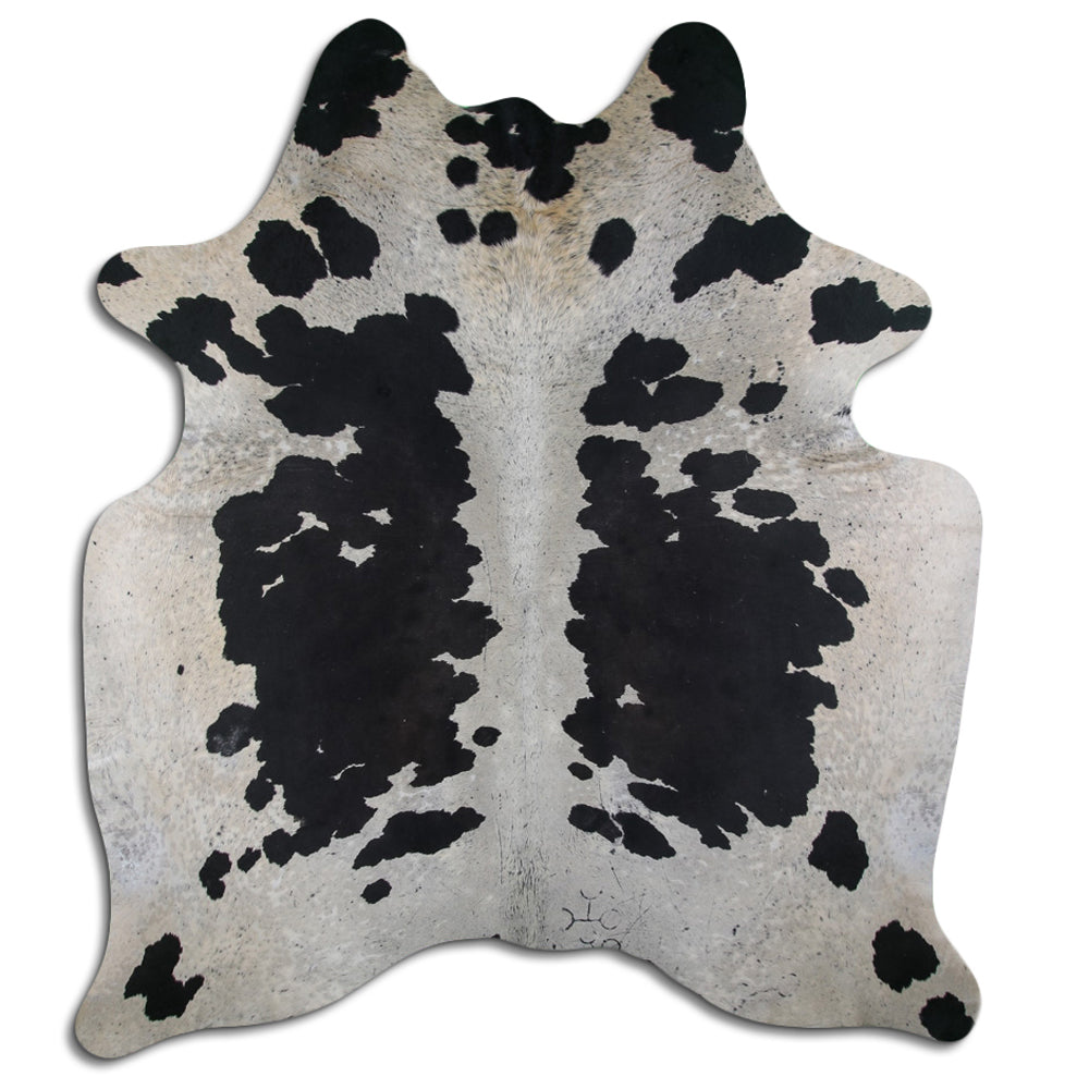 8' X 7' Hair On Leather Cowhide From Brazil Skin Rug Carpet Hilason