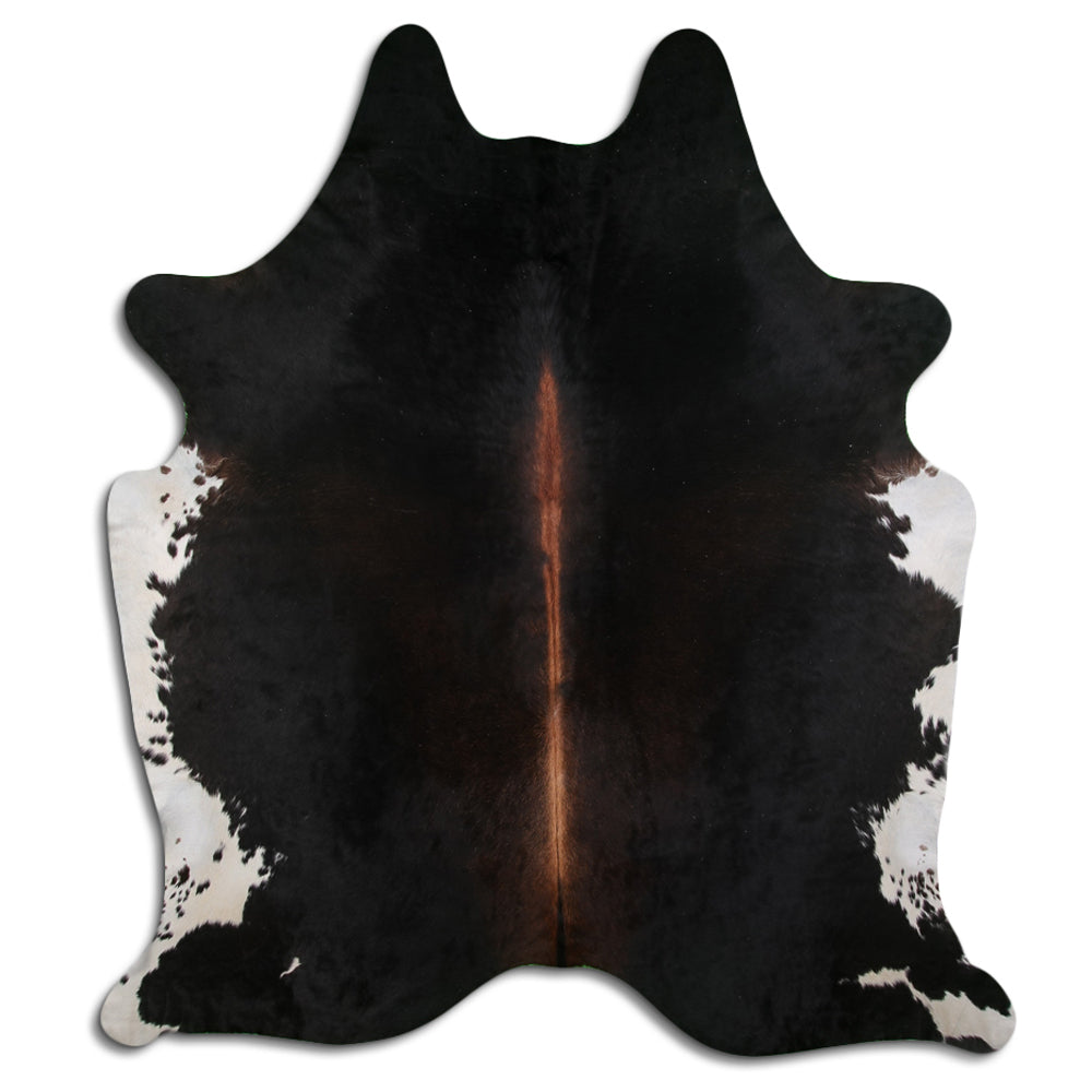 8' X 7' Hair On Leather Cowhide From Brazil Skin Rug Carpet Hilason