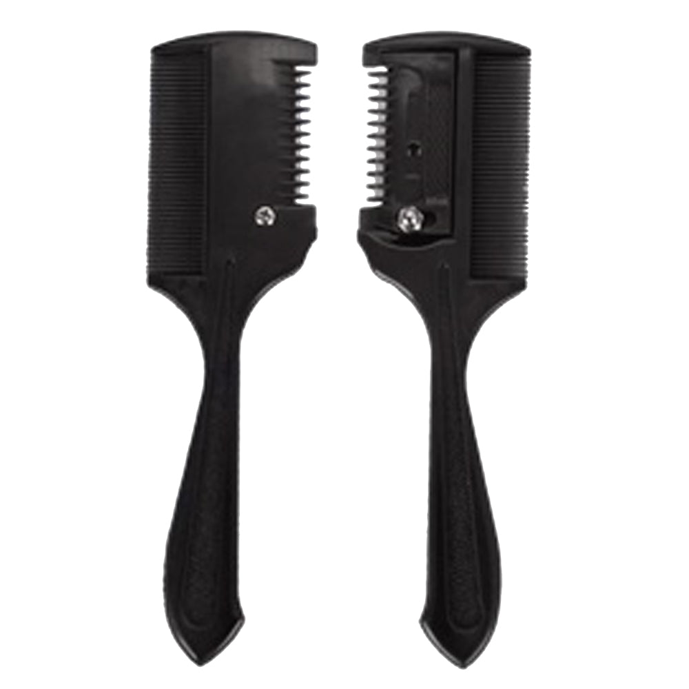 Hilason Thin Blade Plastic Comb W/ Ergonomic Handle