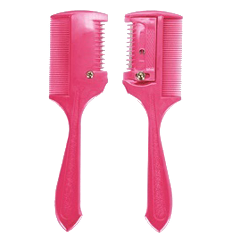 Hilason Thin Blade Plastic Comb W/ Ergonomic Handle