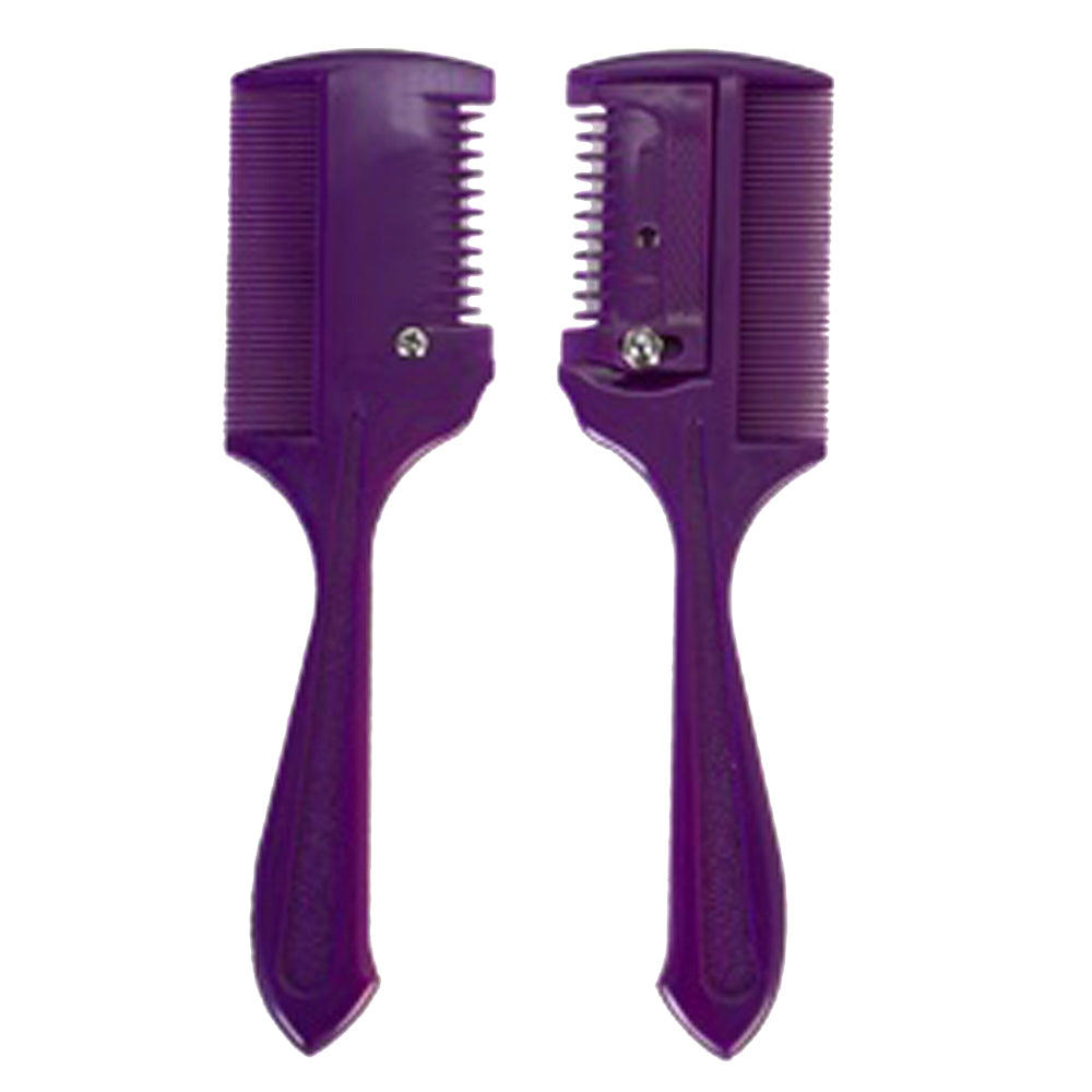 Hilason Thin Blade Plastic Comb W/ Ergonomic Handle