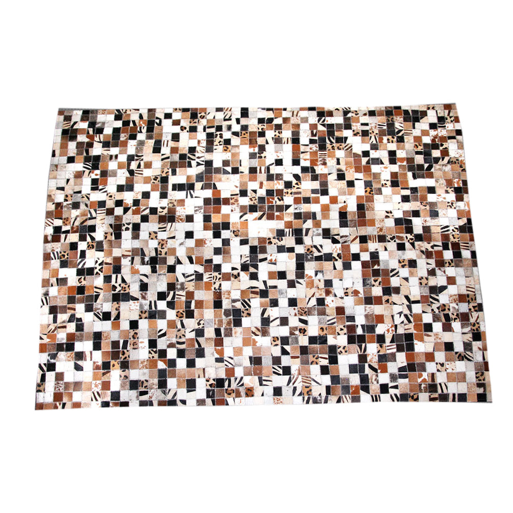 HILASON Western Style heavy duty Home Decorated Indoor Leather Rugs Carpet