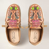 American Darling Hand tooled, carved genuine leather trim lightweight shoe footwear| Tooled Footwear |Leather