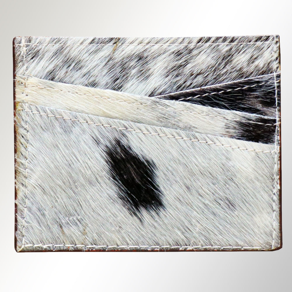 American Darling Card Holder Hair on Genuine Leather | Business Credit