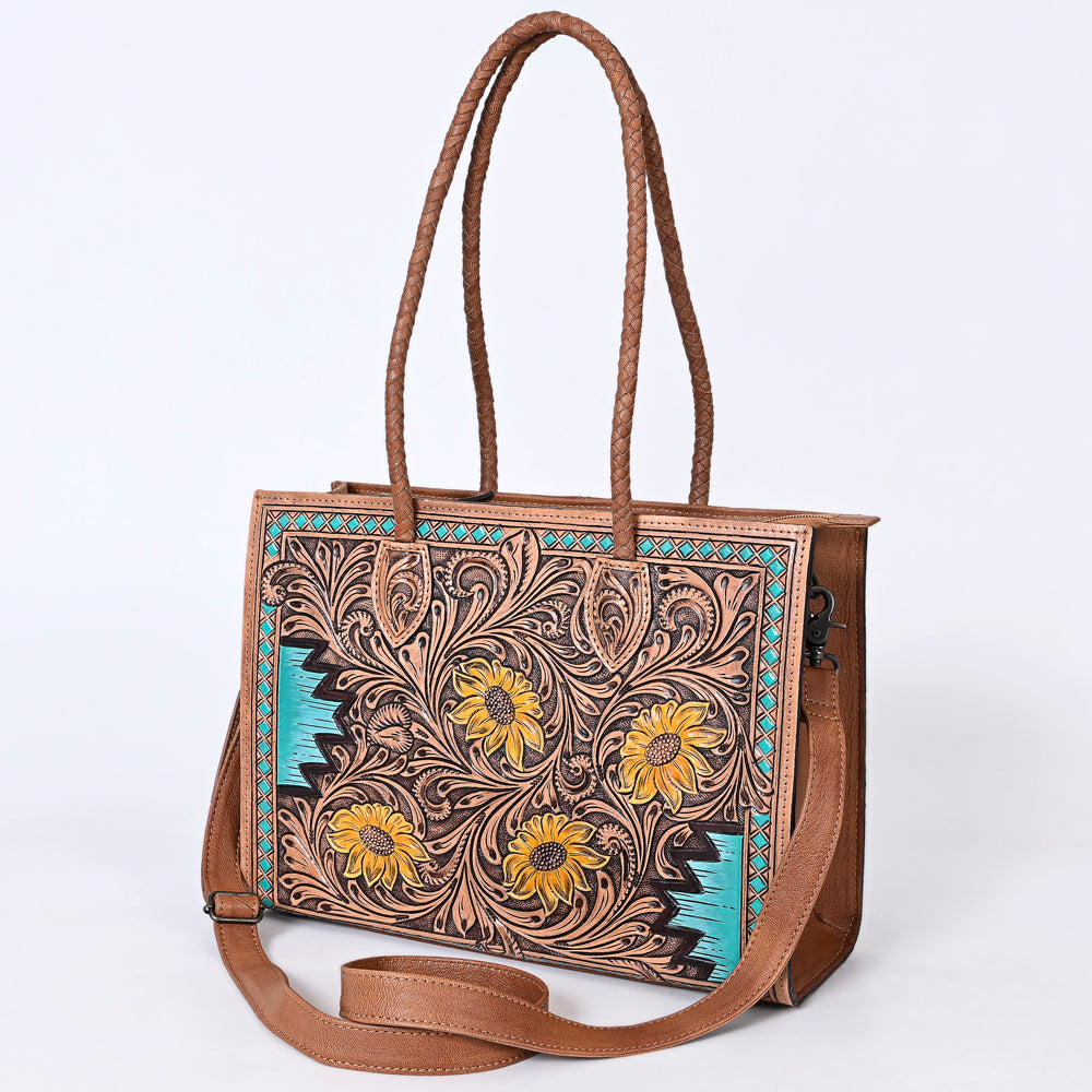 American Darling Tote Hand Tooled Genuine Leather Western Women Bag Handbag Purse | Travel Bags College Casual